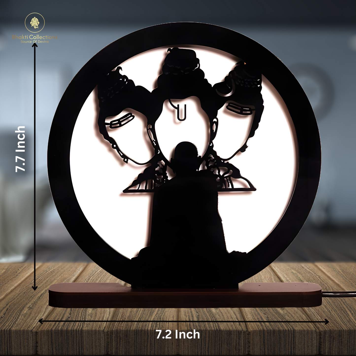 Swami Samartha And Guru Dattatreya Table Lamp
