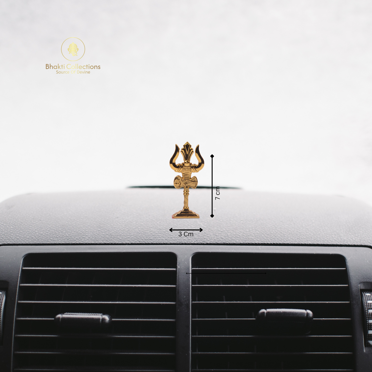 Mahadev Trishul Car Dashboard