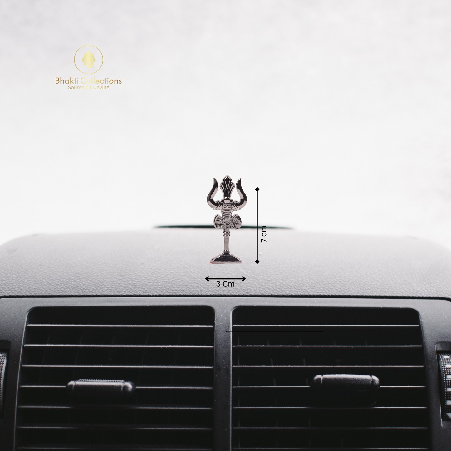 Mahadev Trishul Car Dashboard