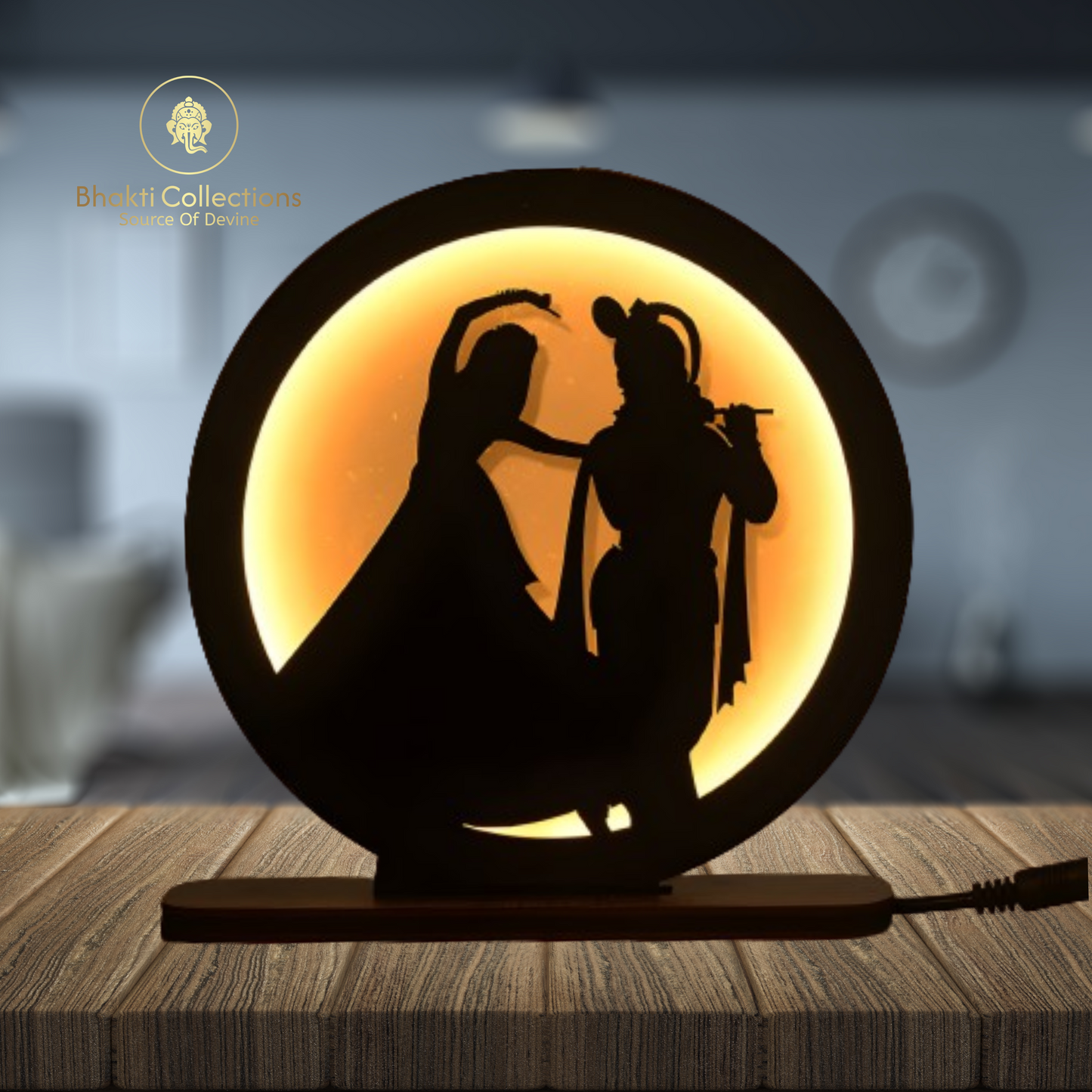Radha Krishna Table Lamp