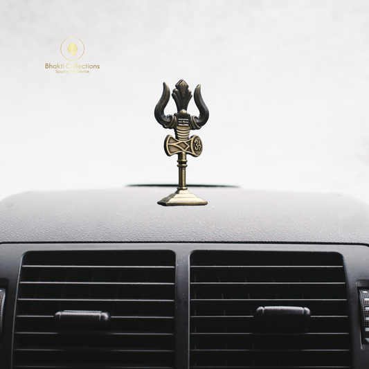 Mahadev Trishul Car Dashboard